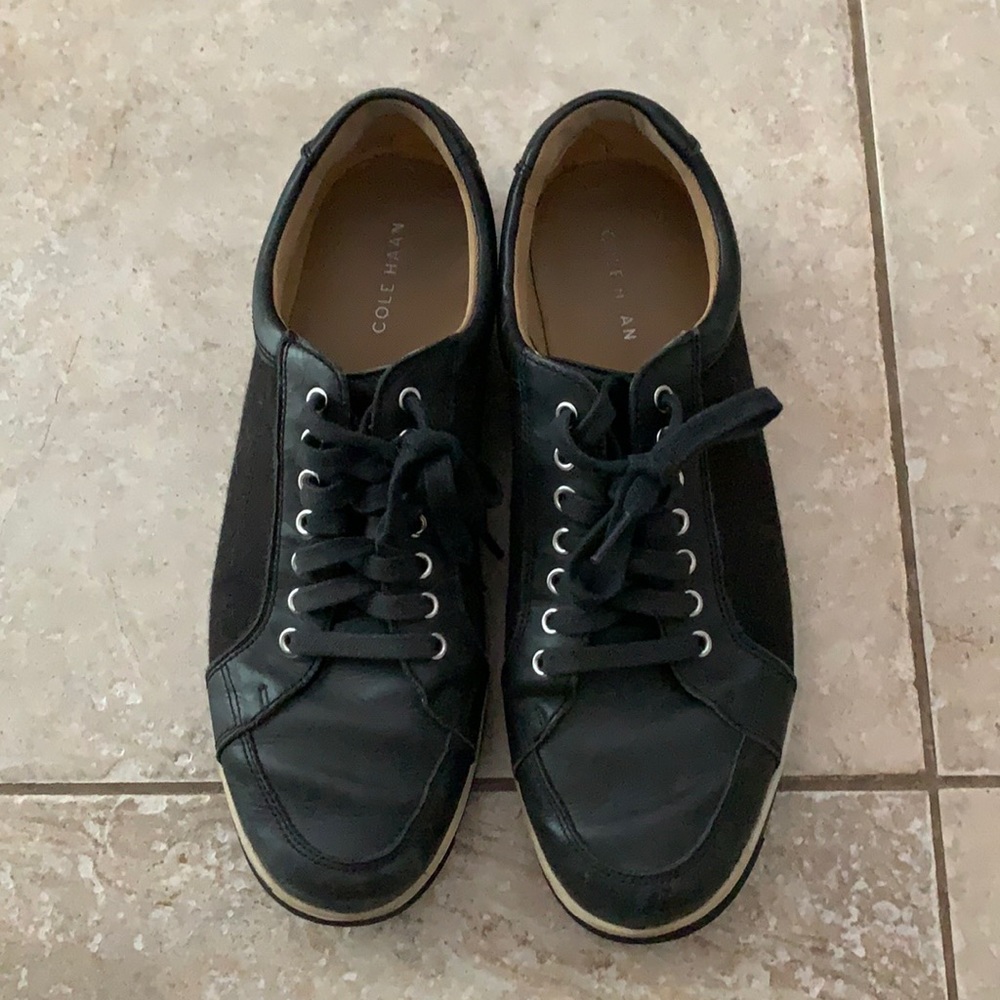 Black leather Cole Haan shoes